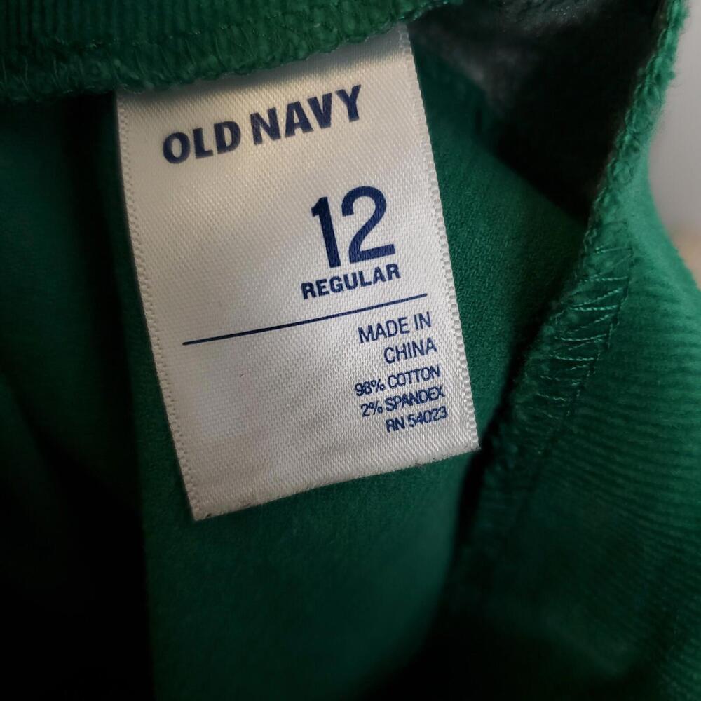 Old Navy Skirt Womens Size 2 Corduroy Pencil Jute Green Modest Twee Preppy - Picture 8 of 9